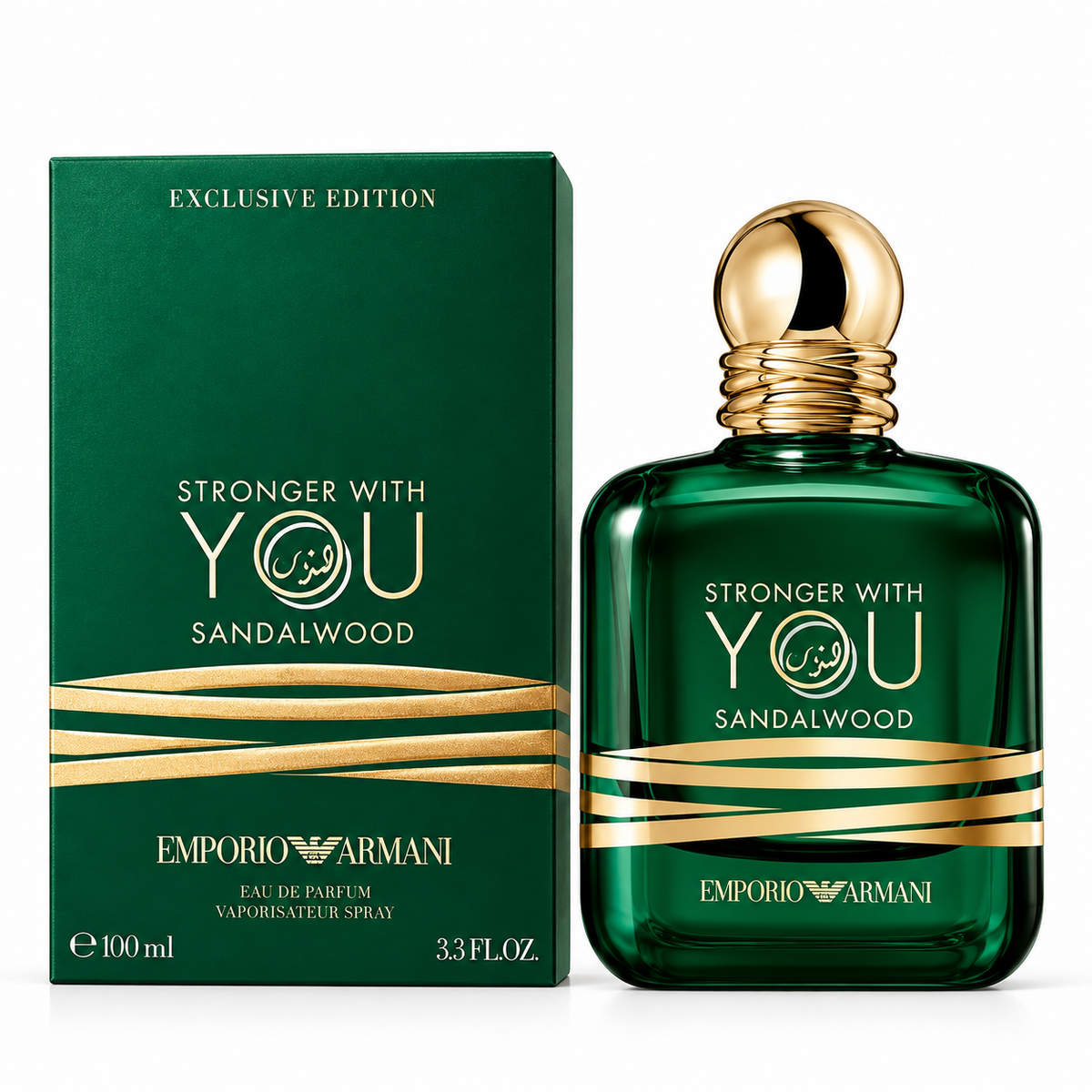 Emporio Armani Stronger With You Sandalwood – 3.4 oz / 100ml Eau de Parfum