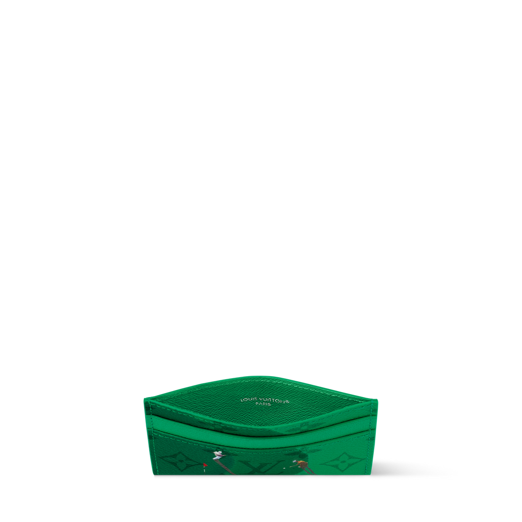 Louis Vuitton Golf Green Card Holder – Luxury Leather Card Wallet