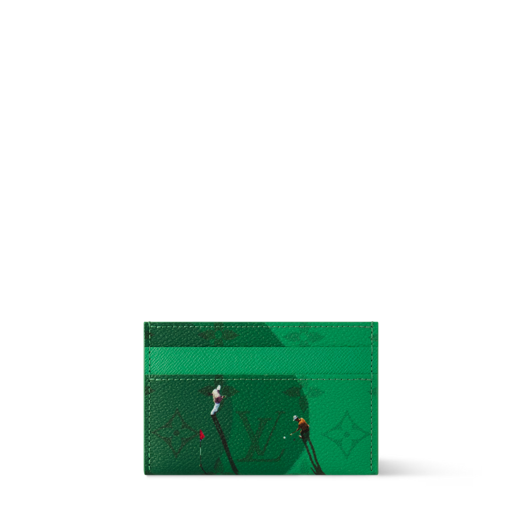 Louis Vuitton Golf Green Card Holder – Luxury Leather Card Wallet