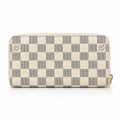 Louis Vuitton Damier Azur Zippy Wallet – Zip Around Long Wallet Purse | White